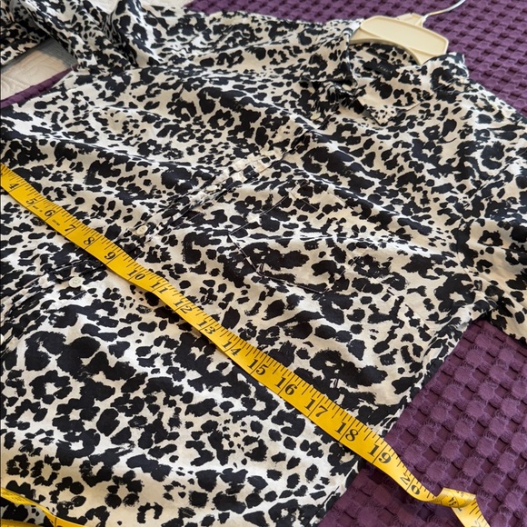 J. Crew Black and White Patterned Shirt - Picture 10 of 11